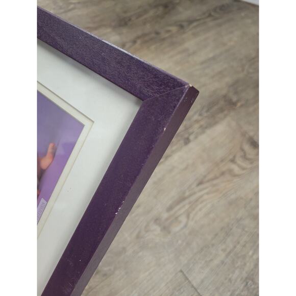 Anne Geddes Purple Passion Photograph Matted & Framed Art Wall - Picture 5 of 6